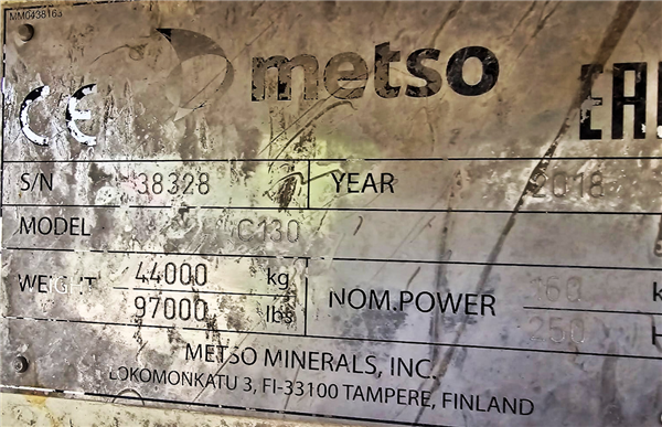 Nordberg C130 Jaw Crusher)